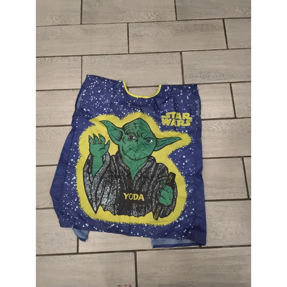 Star Wars Yoda Child Cape Costume Halloween Cosplay Role Play Blue Yellow